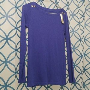 Dark blue J.Crew long sleeve shirt